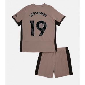 Tottenham Hotspur Ryan Sessegnon #19 Tredjeställ Barn 2023-24 Kortärmad (+ Korta byxor)